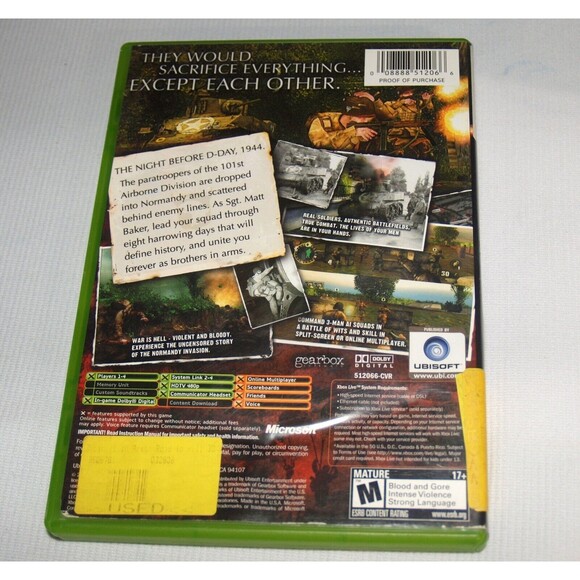 Brothers in Arms Road to Hill 30 Xbox + Map and manual Xbox - Picture 3 of 3